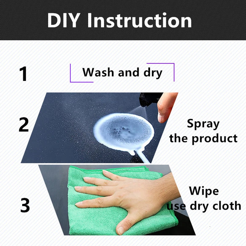 300ML Ceramic Car Coating Long-lasting Protection Waxes Sealants Quick Coat Hydrophobic Liquid Polymer Paint Care Spray