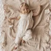 INS Ruffled Muslin Baby Swaddle Blankets for New Born Infant Bedding Organic Baby Accessories Newborn Receive Blanket Cotton 3