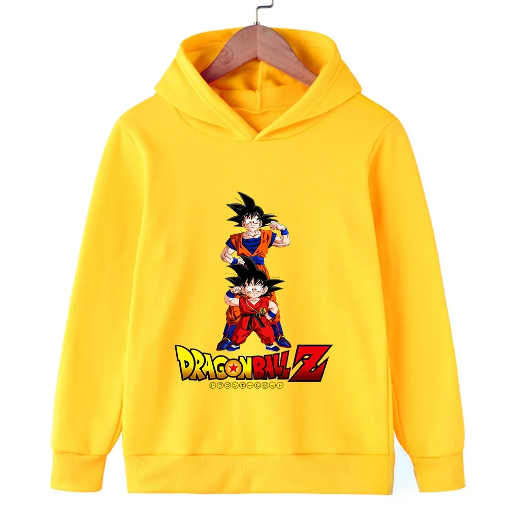 thumbnail image 1 of Sudadera con capucha deportiva para niños de Dragon Ball, de primavera y otoño, con estampado de Goku, informal, a la moda, para niño y niña, 1 of 5