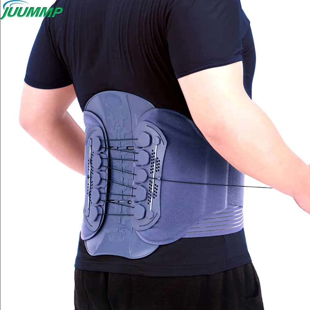 

Back Brace Lumbar Decompression Waist Sacral Orthosis Support for Strain, Sciatica Herniated Discs, With Dual-Pulley System