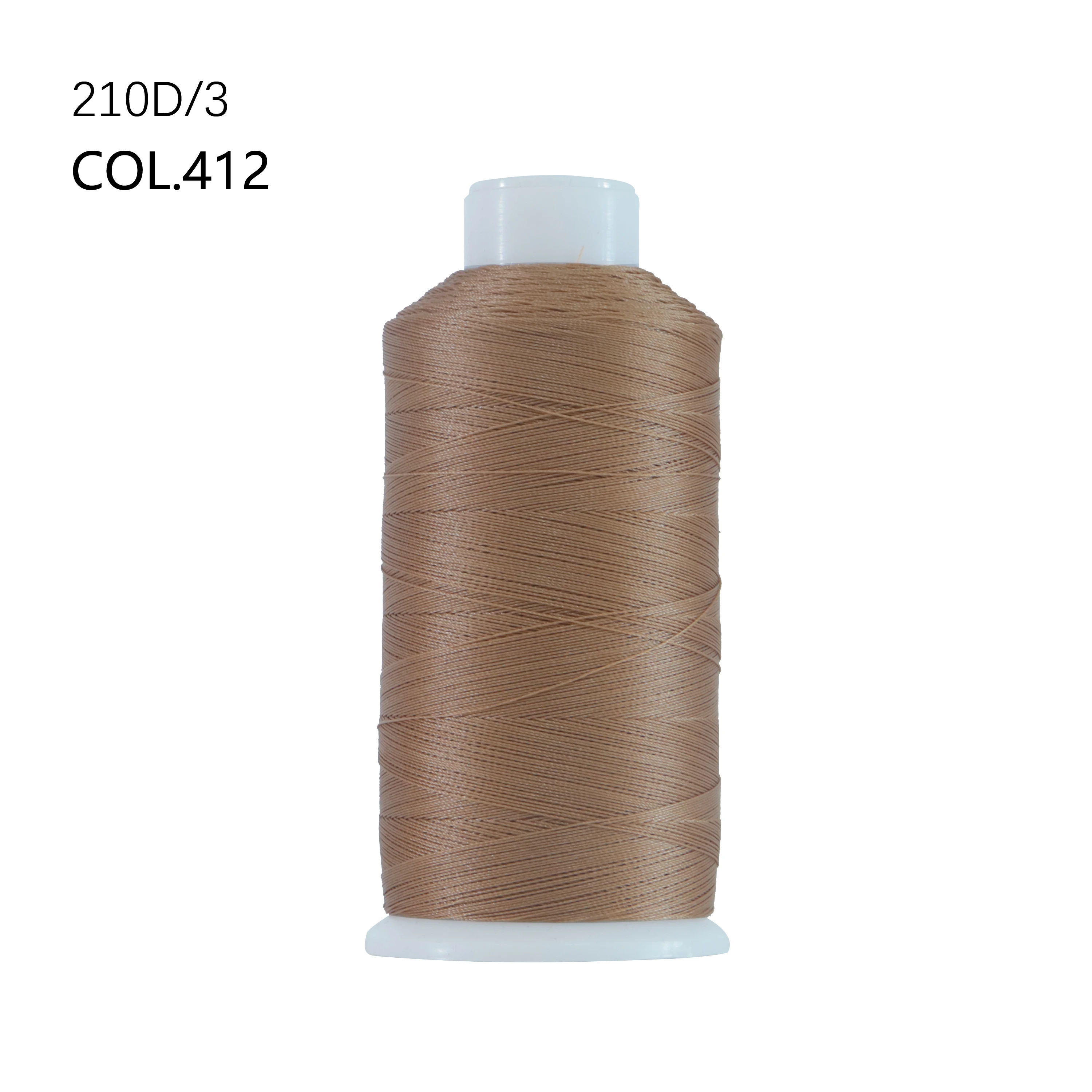 Heavy Duty Nylon Bonded Thread for Leather, Upholstery, Shoes, and Canvas Sewing - 1500 Meters, 0.3MM Thickness