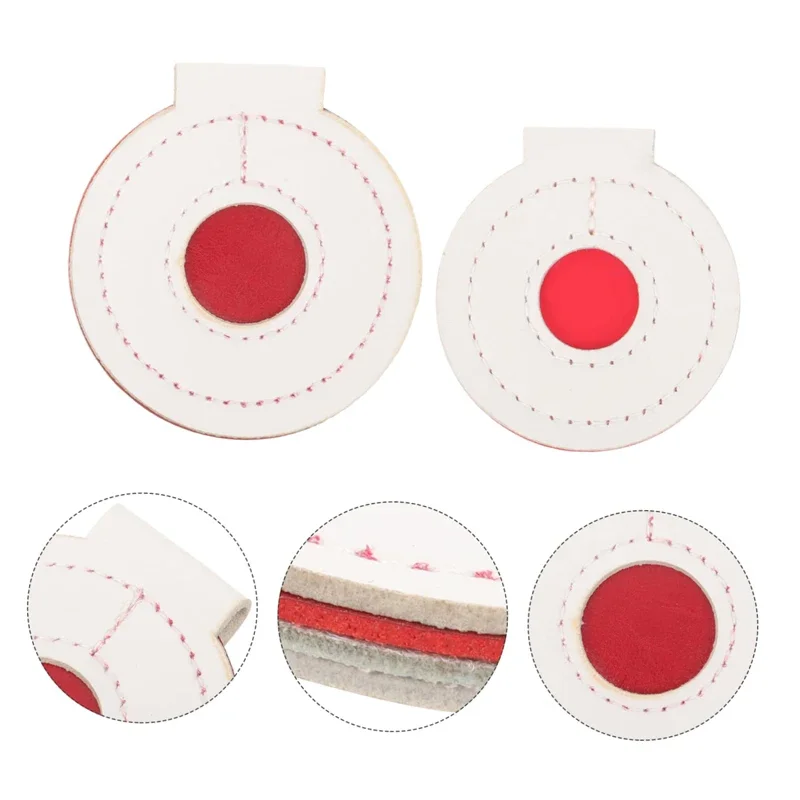 2-8cm Slingshot Bullseye 6pcs Microfiber Material Training Shooting Target Slingshot Targets Bullseye Hunting Acessories