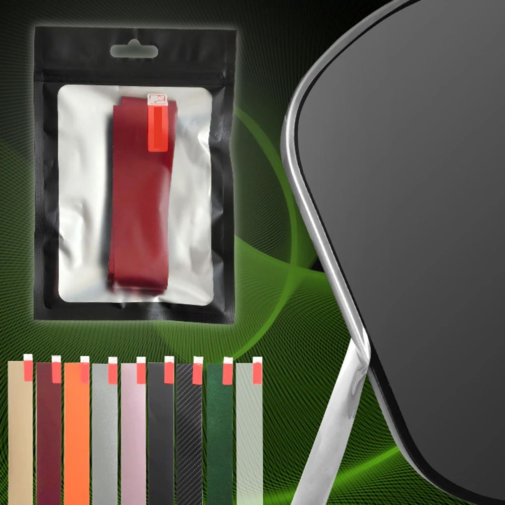 Pickleball Schläger-Schutzband, Paddelkopf, abriebfest, kratzfest, Kantenstreifen für 16 mm/0,62 Zoll Paddelzubehör – Detail 2