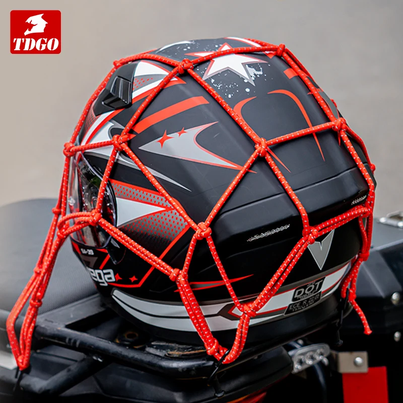 Motorcycle Cargo Net 1 Pcs Motorcycle Luggage Net Helmet Mesh Fuel Tank Storage Rubber Band Luggage Compaction Storage Cargo Sorting Net