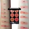 6-color blush and contouring all-in-one palette, pearlescent matte powder makeup palette 3