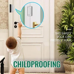 Verrou de sécurité pour porte battante intérieure, Protection Anti ouverture pour bébé, soins pour nourrissons, enfants, nouveau né, fournitures de maison 