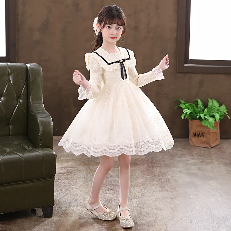 

PippiKids - Girl's Dress: Summer Formalwear, Stylish Princess Dress for Girls, featuring OL Fluffy Tulle, Suitable for Little Gi