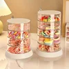 360° Rotating Makeup Organizer - Transparent, Multi-Layer Storage for Cosmetics, Hair Accessories & Jewelry - Easy Assembly 1