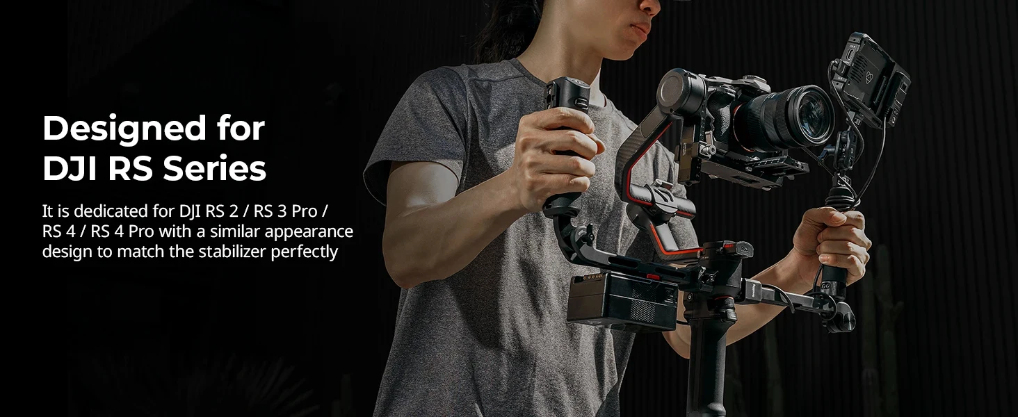 SmallRig Focus Control Handle /Dual Handle for DJI RS 2 /RS 3 Pro /RS 4 /RS 4 Pr