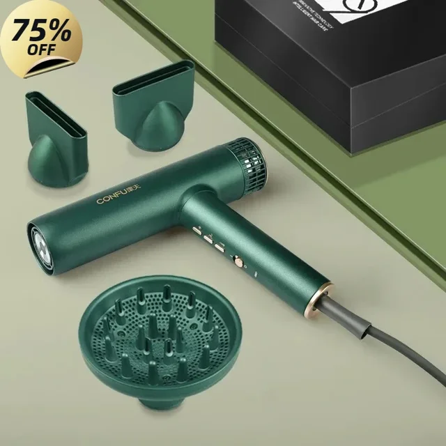 Professional Hair Dryer High Speed Powerful Wind Barber Shop Blow Dryer Negative Ions Hair Care Hair Machine Quick-Dry