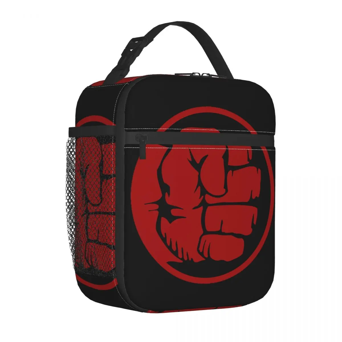 Borsa Termica Red Hulk Smash Insulated Lunch Bag Contenitore Per Pasti Grande Tote Lunch Box Food Bag College Picnic