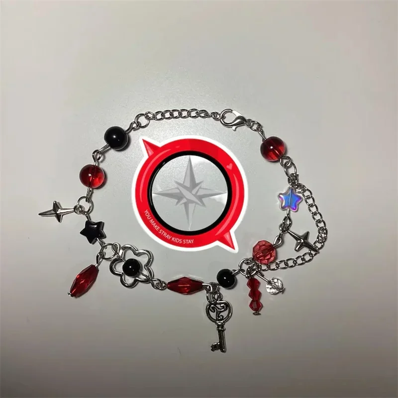 Braccialetti Stray Kids Kpop - 2 Braccialetti In Silicone E Acciaio Per Fan - Foto 8