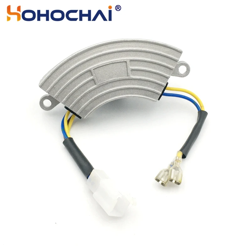 AVR Regolatore Di Tensione 250V 470&mu;F Per Generatori Benzina 5-6.5KW 168F - Controllo Uscita, Con 6 Fili, Distanza Fori 14cm