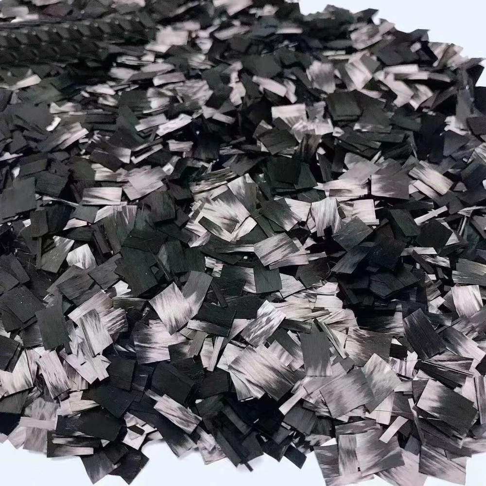 1kg Forged Carbon Strength Cutting Chopped Flake Shape 10/15/20mm DIY Car Interior and Exterior Parts "forged Carbon" Appearance