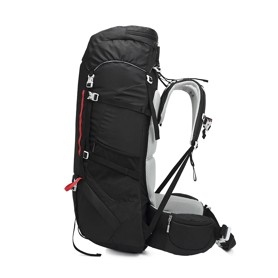 80L Travel Sports Hiking Bag Large Capacity Camping Backpack Bicycle Mochila Adjustable Molle Climbing Daypack with Rain Cover 3