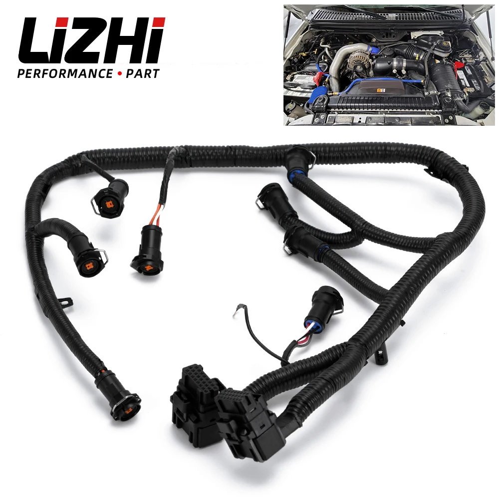 

Engine Fuel Injector Complete Wiring Harness For 03-07 Ford 250/ 350/ 450/ 550/ Excursion 6.0L 5C3Z-9D930-A 5C3Z9D930A