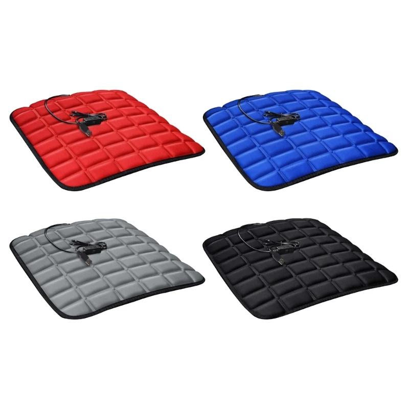 Heated Cushion 12V Universal Auto Heating Mat Electric Cushions Heating Pad Winter Household Heater Cover 12v 24v portable car heater electric heating fan winter travel universal electric dryer windshield defogging car defroster hot