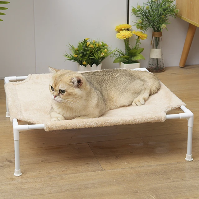Breathable Cat Hammock Washable Cat Sleeping Mat Removable Plush Dog Bed for Small Dog Cat Supplies Breathable Cat Hammock Washable Cat Sleeping Mat Removable Plush Dog Bed for Small Dog Cat Supplies