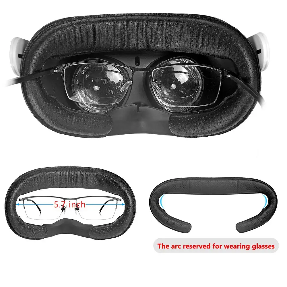 Oculus Rift Face Cover Vr Leather Cushion Face Pads Eye Foam Mask