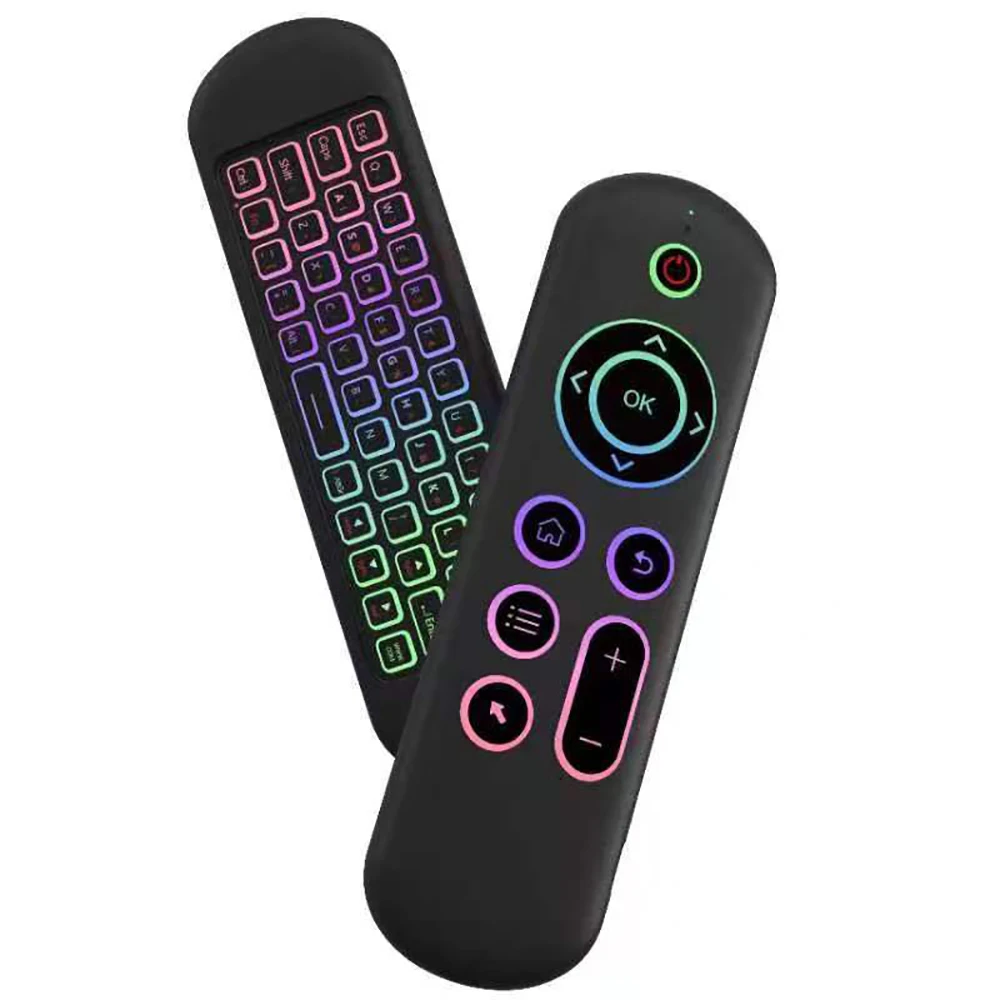 fundo, Bluetooth 5.0, 2.4G, Air Mouse, controle