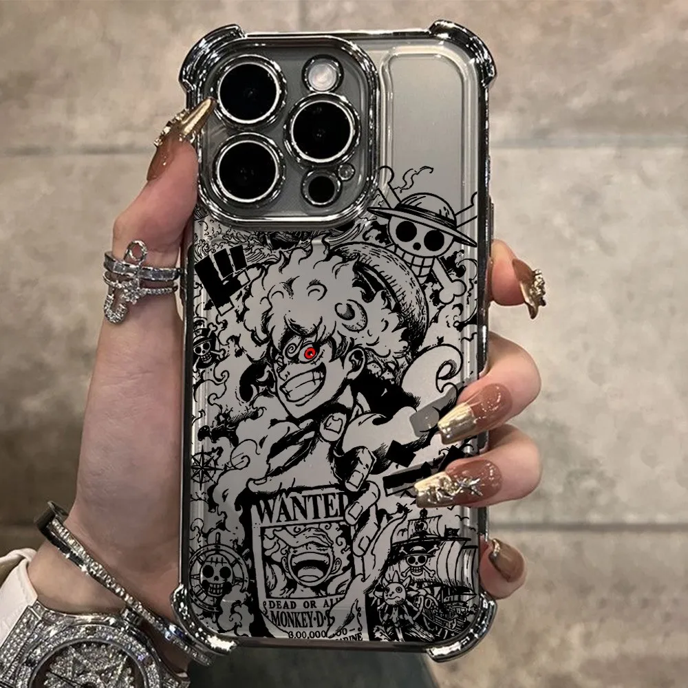 Anime Hot Pieces Plating Phone Case
