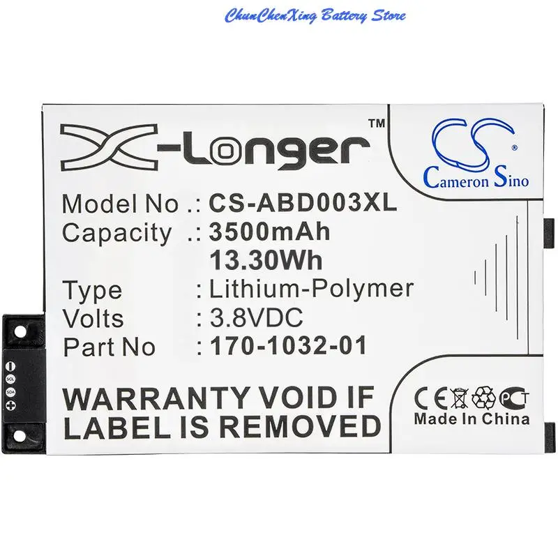 Cameron Sino 3500Mah Batteria Per A Mazon Kindle 3 ,Kindle 3 Wi-Fi, Kindle 3G ,Kindle Graphite ,Kindle Iii