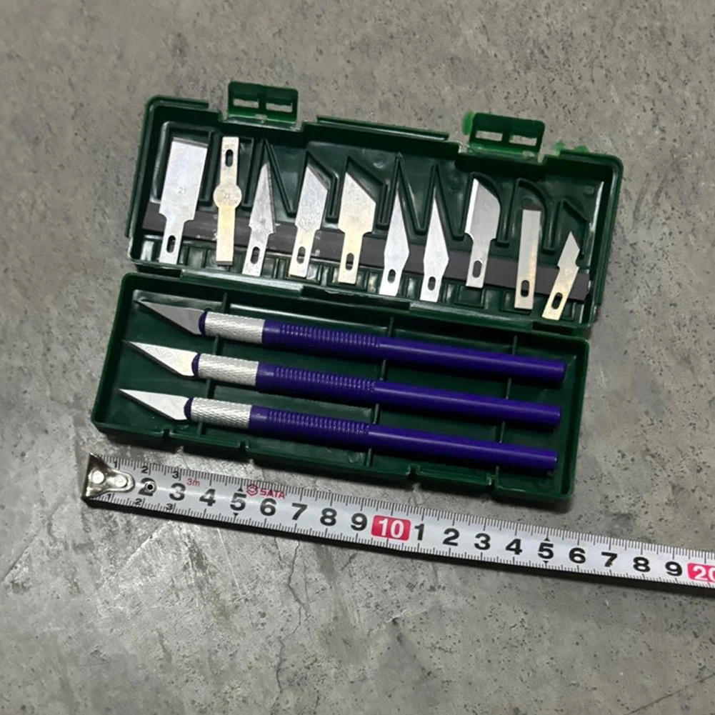 Art Carving Cutter craft knives art knife craft cutter tool wood carving knife surgical scalpel scalpel knife blades 13Pcs/set