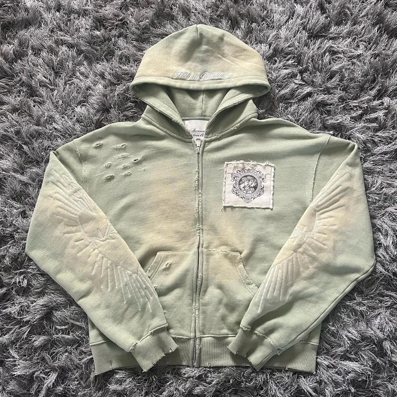 

Толстовка мужская составного кроя, составного кроя, на молнии, в стиле Харадзюку