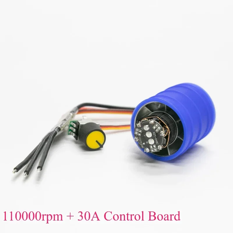 DC Brushless High Speed Motor Low Voltage DC12V 130000 RPM High Speed Brushless Motor Micro Turbofan