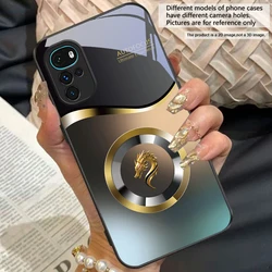 Circular Green Dragon Glass Phone Case - Motorola Moto G Play (2023) (BLH - BLH2507152)