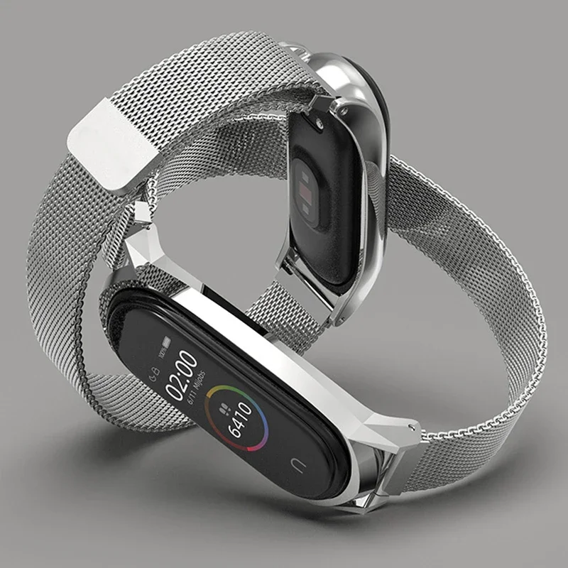 Stainless Steel Magnetic Milanese Loop Strap Bracelet
