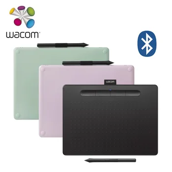 Wacom Intuos Medium Bluetooth Graphics Drawing Tablet with 4 Customizable ExpressKeys for Teachers Students and Creators