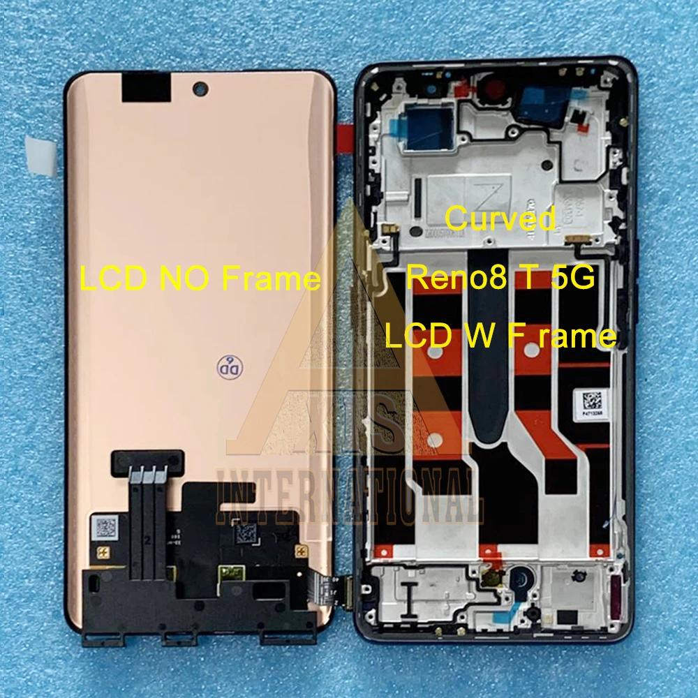 Original Ecran Display LCD Complet Noir Pour Oppo Reno 4 5G