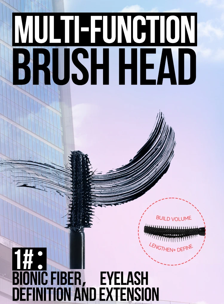 Description Picture 5 of itemMLSMILE 2-piece set of non-smudging, lengthening, curling base coat + colorful, three-dimensional mascara set