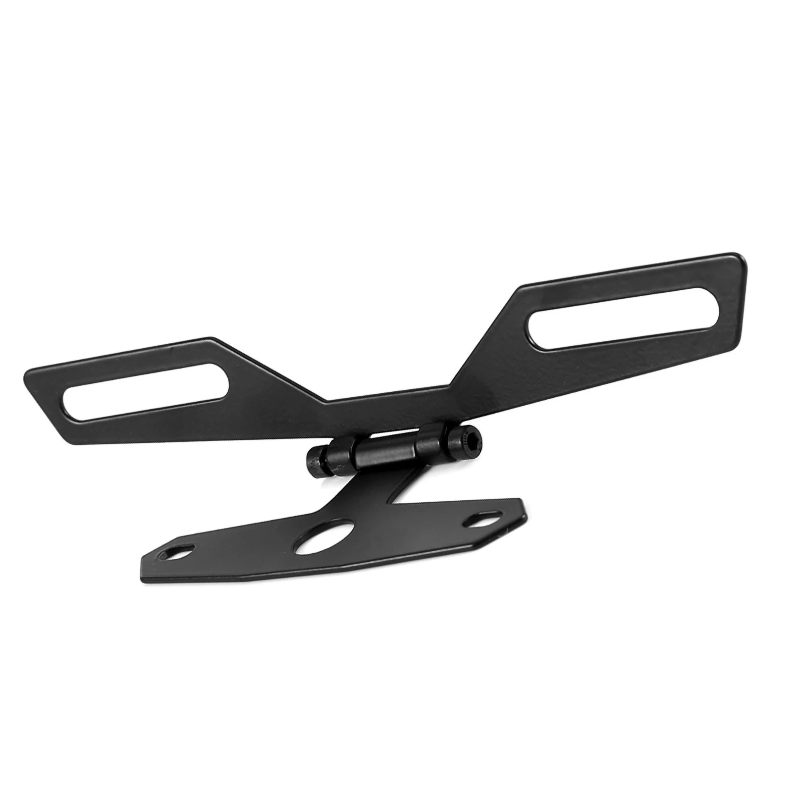 Motorcycle License Plate Holder Folding Tail Rear Light Bracket for ATV Dirt Bike