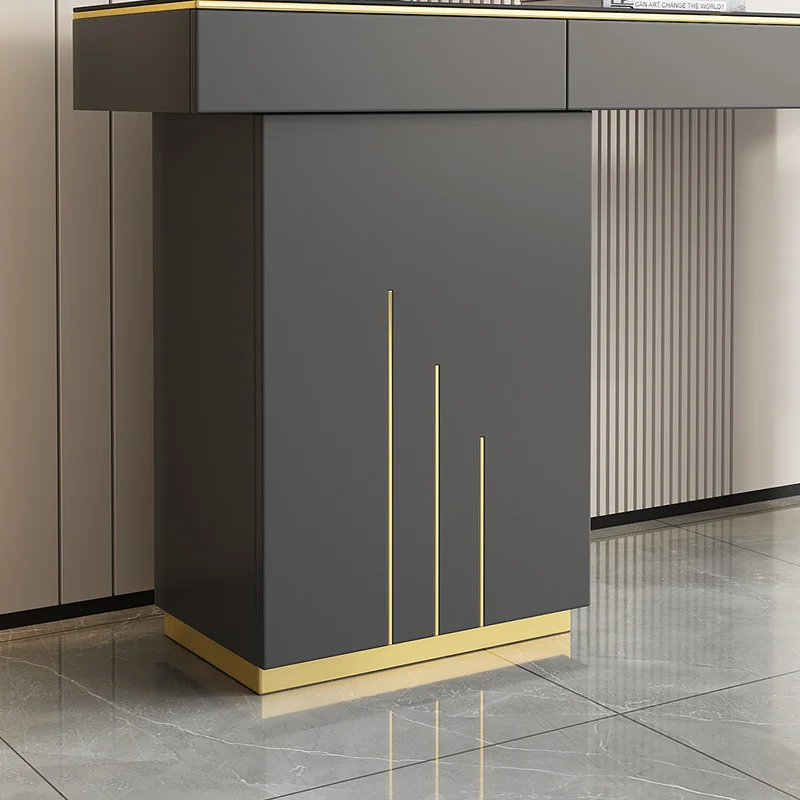 

Simple Living Room Light Luxury Landscape Entrance Aisle ConsoleEnd Wall Corridor Side Table