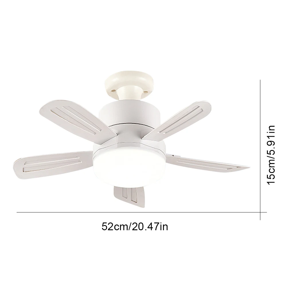 Plastic LED Ceiling Fan Light with Remote Control
