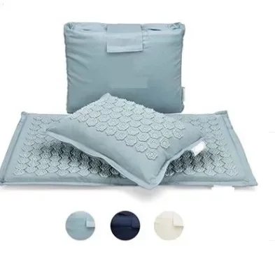 72*44cm Lotus Spike Acupressure Mat Massage Mat Yoga Mats Pillow with Bag Acupuncture Pillow Accupresure