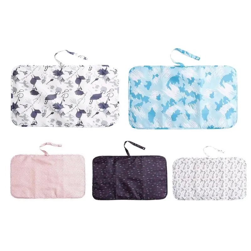 Portable Diaper Changing Mat Waterproof Foldable Changing Pad Space-Saving Machine Washable Travel Diaper Change Mat supplies
