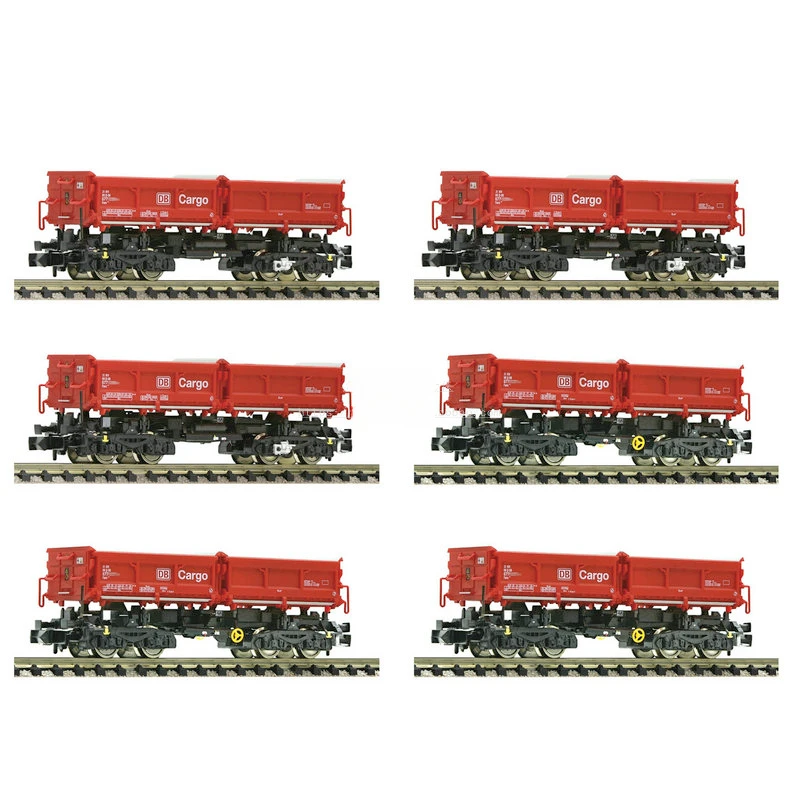 Fleischmann Train Model N Type 1/160 6660023 Gravel Freight Car Six-Piece Db Train Model Toy