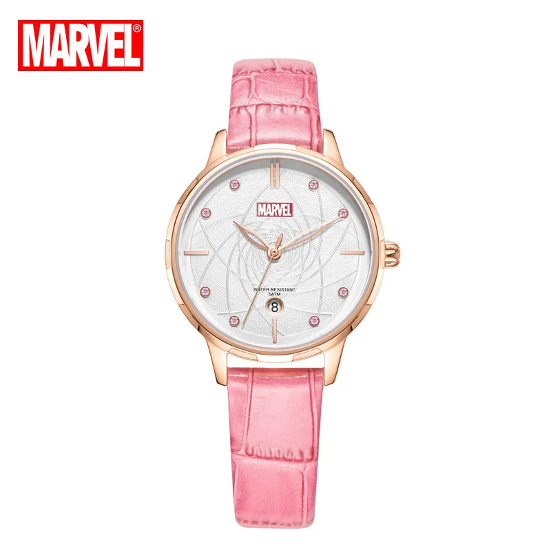 Disney Gift With Box Marvel Gypsophila Lady Quartz New Belt Mesh Casual Personality Watch Men Women Relogio Masculino