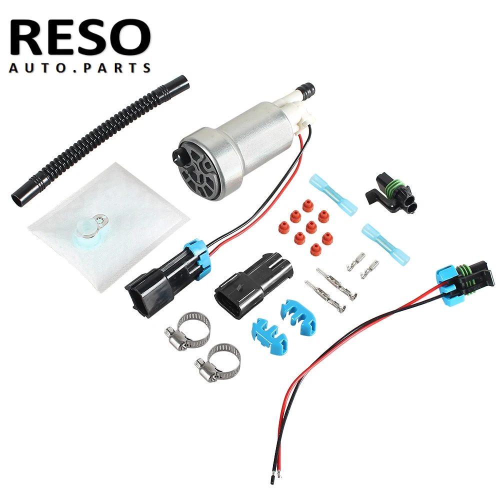 

RESO E85 Compatible Racing High Performance internal 450LPH Fuel Pump For Nissan Skyline Subaru F90000267 & Install Kit