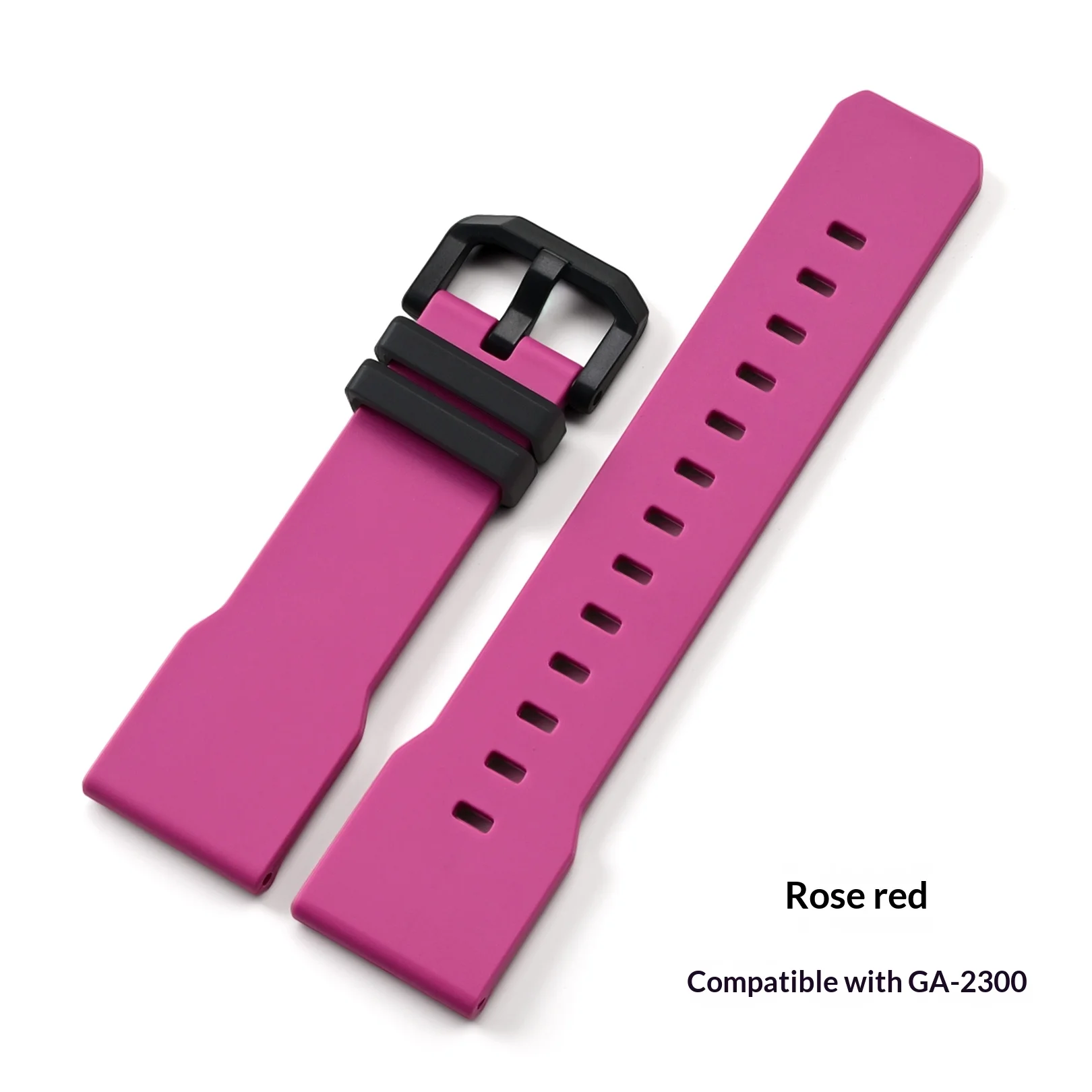 Silicone Rubber Sport Watch Strap - Waterproof Resin Bracelet