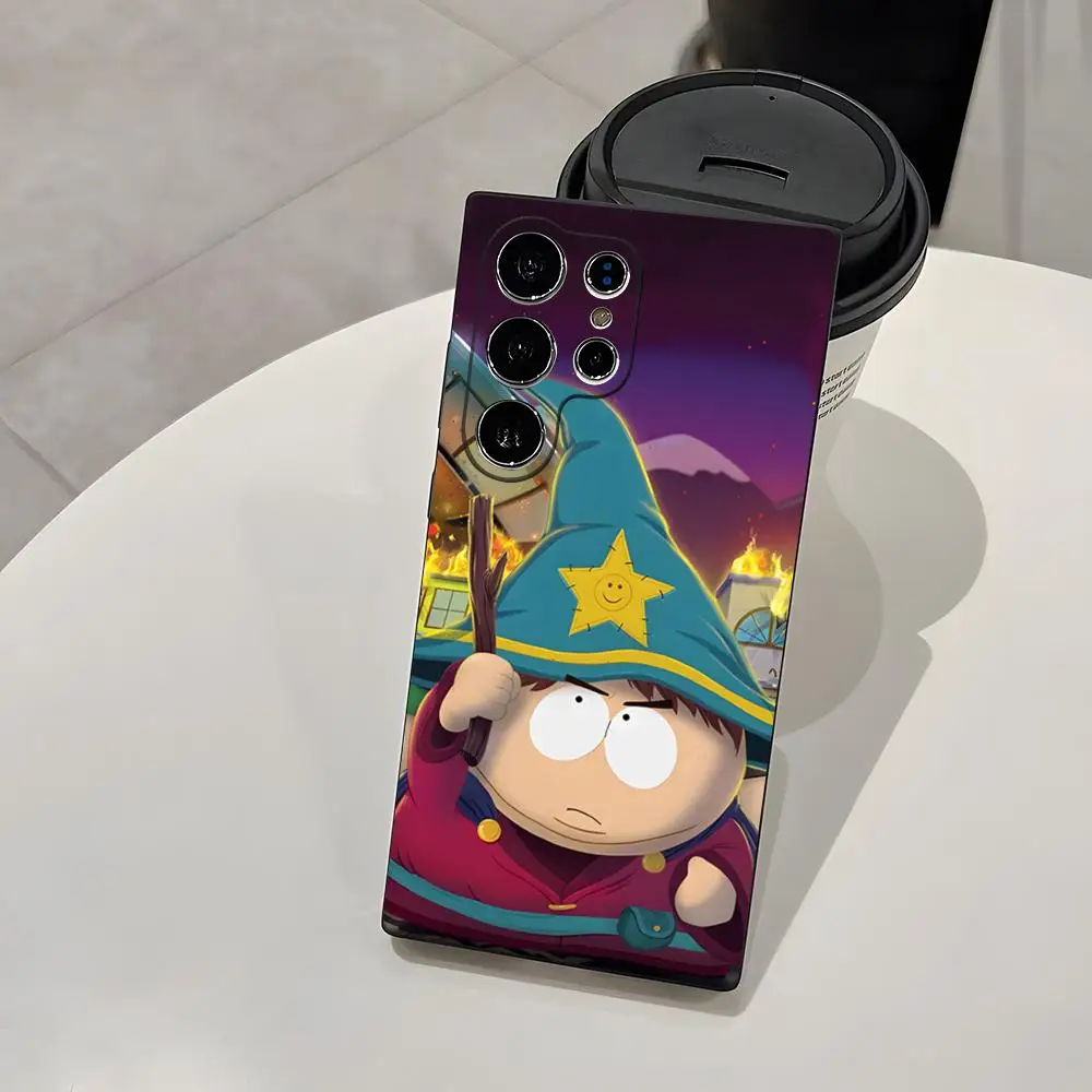 귀여운 S-사우스 파크 폰 케이스 삼성 S26 S25 플러스 S20 S20 플러스 S22 울트라 S23 FE S21 플러스 S21 울트라 소프트 커버