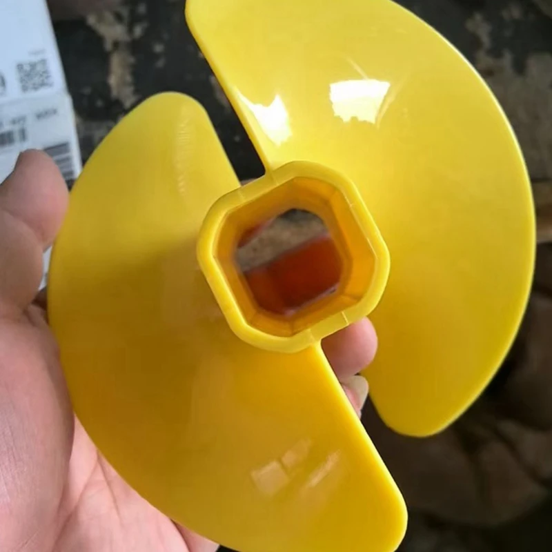 Ice Auger Bit Fan Blade Nylon Drill Adapter Float Ice Auger Bit Fan Blades Power Tools Drill Bits 6 Inch-AA70 ice auger bit