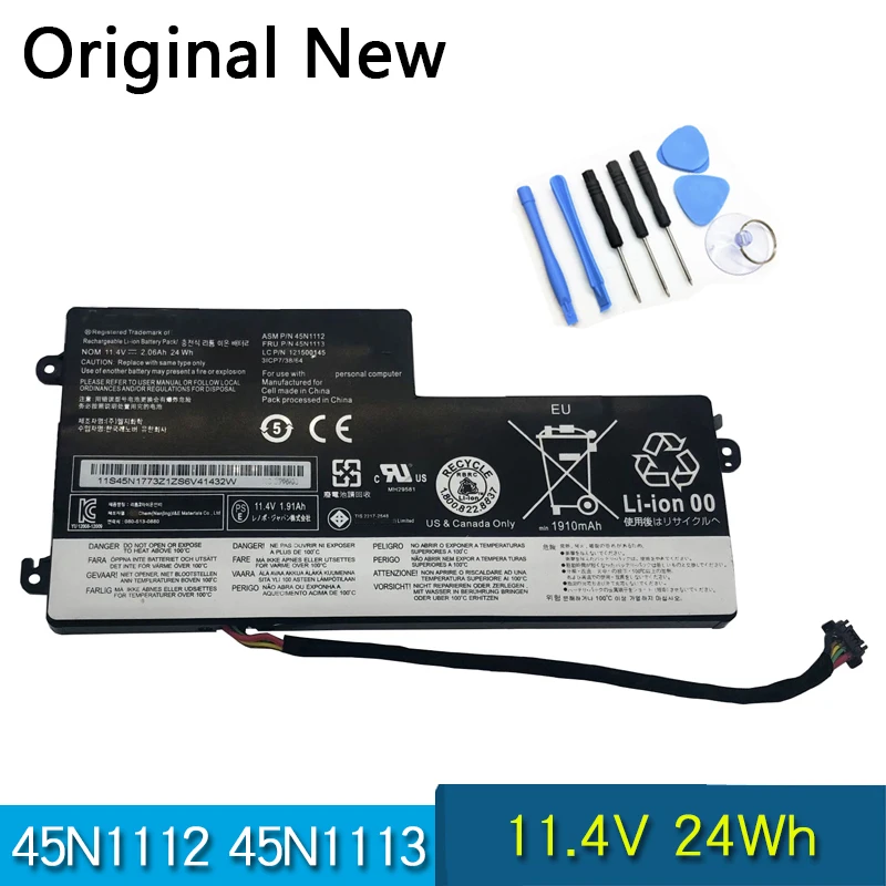 

Оригинальный аккумулятор 45N1112 45N1113 для ноутбука Lenovo ThinkPad X240 X250 X260 X270 T440 S T450 S T550 L450 S W550 S 45N1108 45N1110
