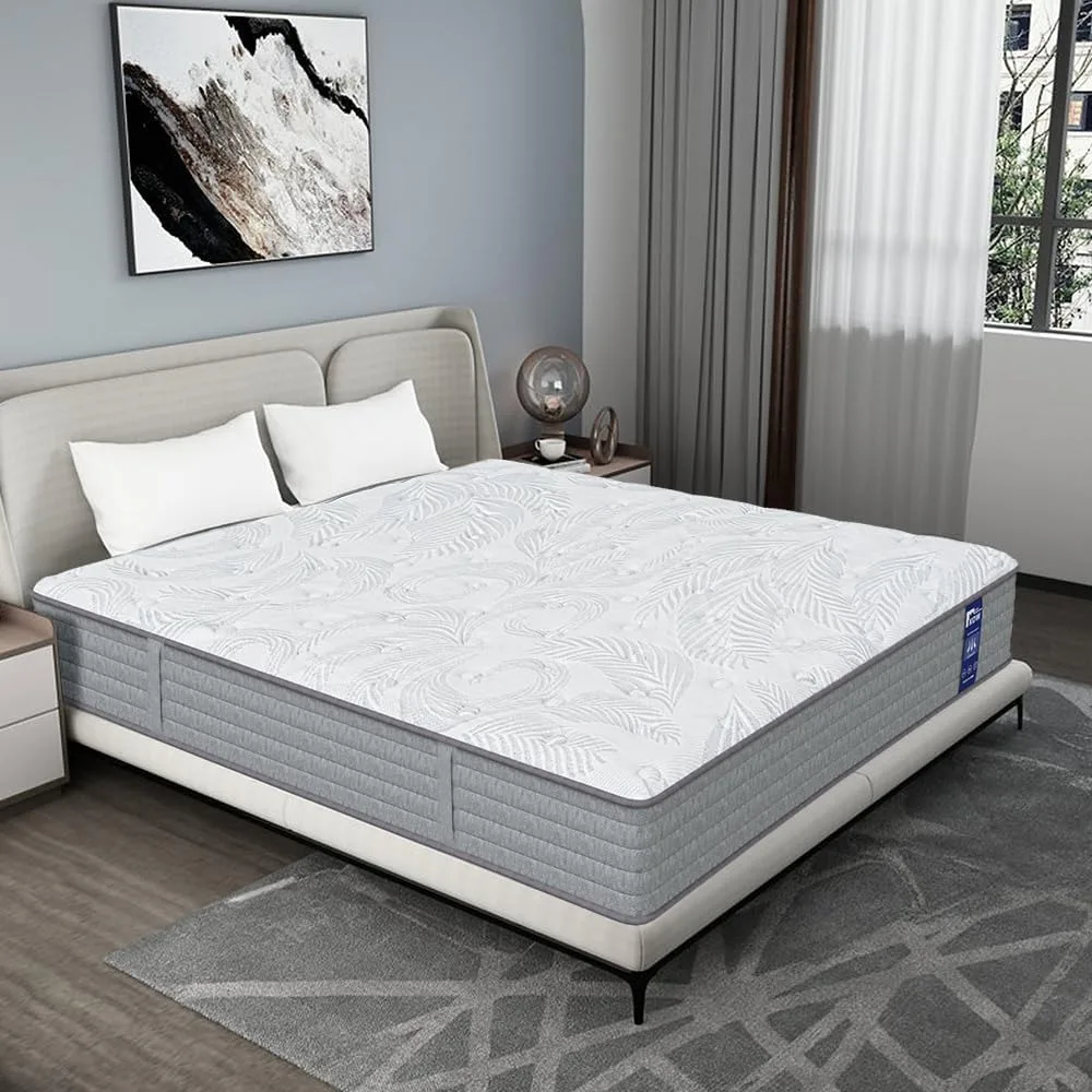 12''Memory Foam Hybrid Mattress Twin XL Size in A Box with Motion Isolation, Strong Edge Support, Pressure Relief, Mattresses 2