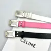 2025 Luxury Designer Brand Pu Leather Belt For Men Women  Alloy Buckle Waist Strap Female Jeans Trouser Dress Waistband