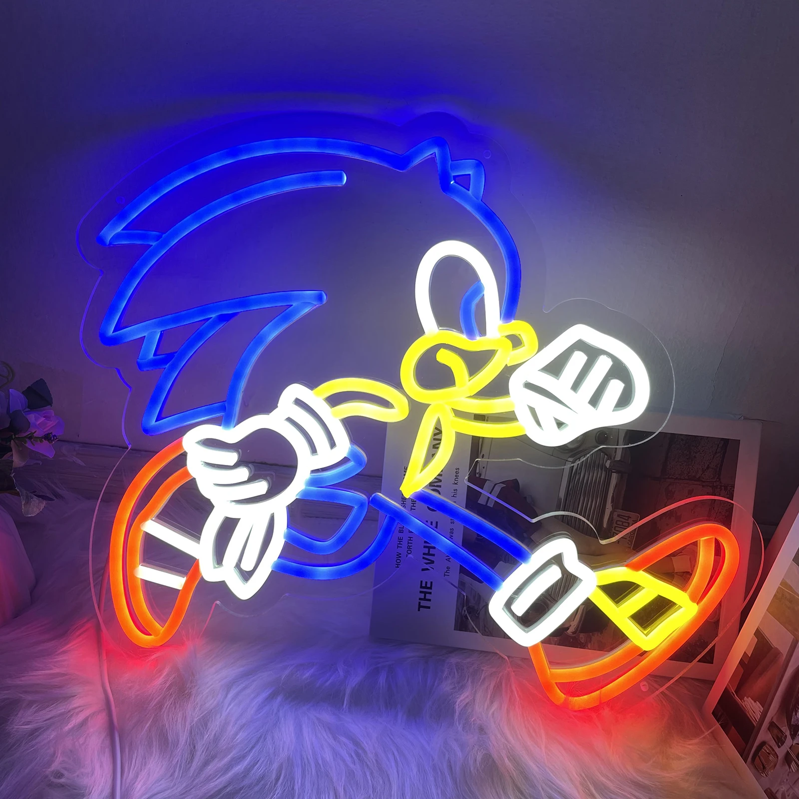 

Неоновая вывеска на заказ, аниме неоновые вывески, светодиодная вывеска для гостиной, игровая комната, Настенный декор