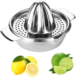 Premium Portable Stainless Steel Citrus Juicer - Manual Handheld Design (Hand press blender)